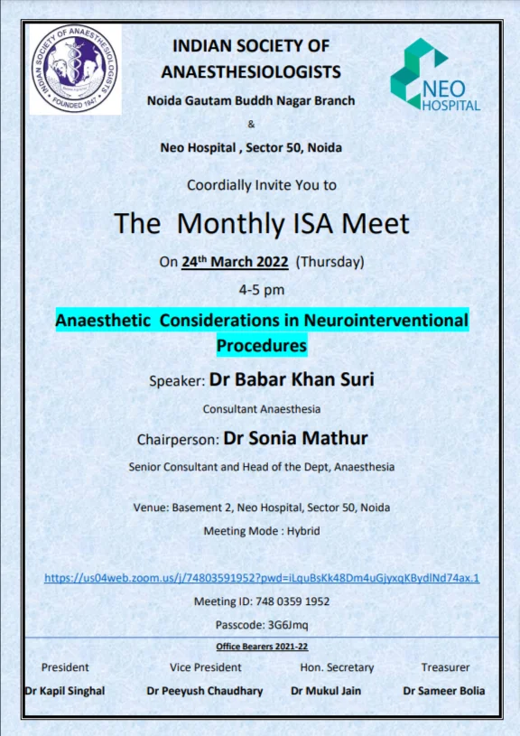 Monthly CME - March 2022